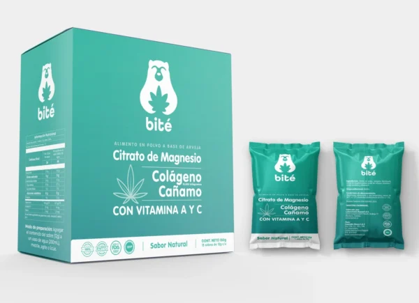 Cólageno Hidrolizado con Citrato de Magnesio y Cañamo - Imagen 2